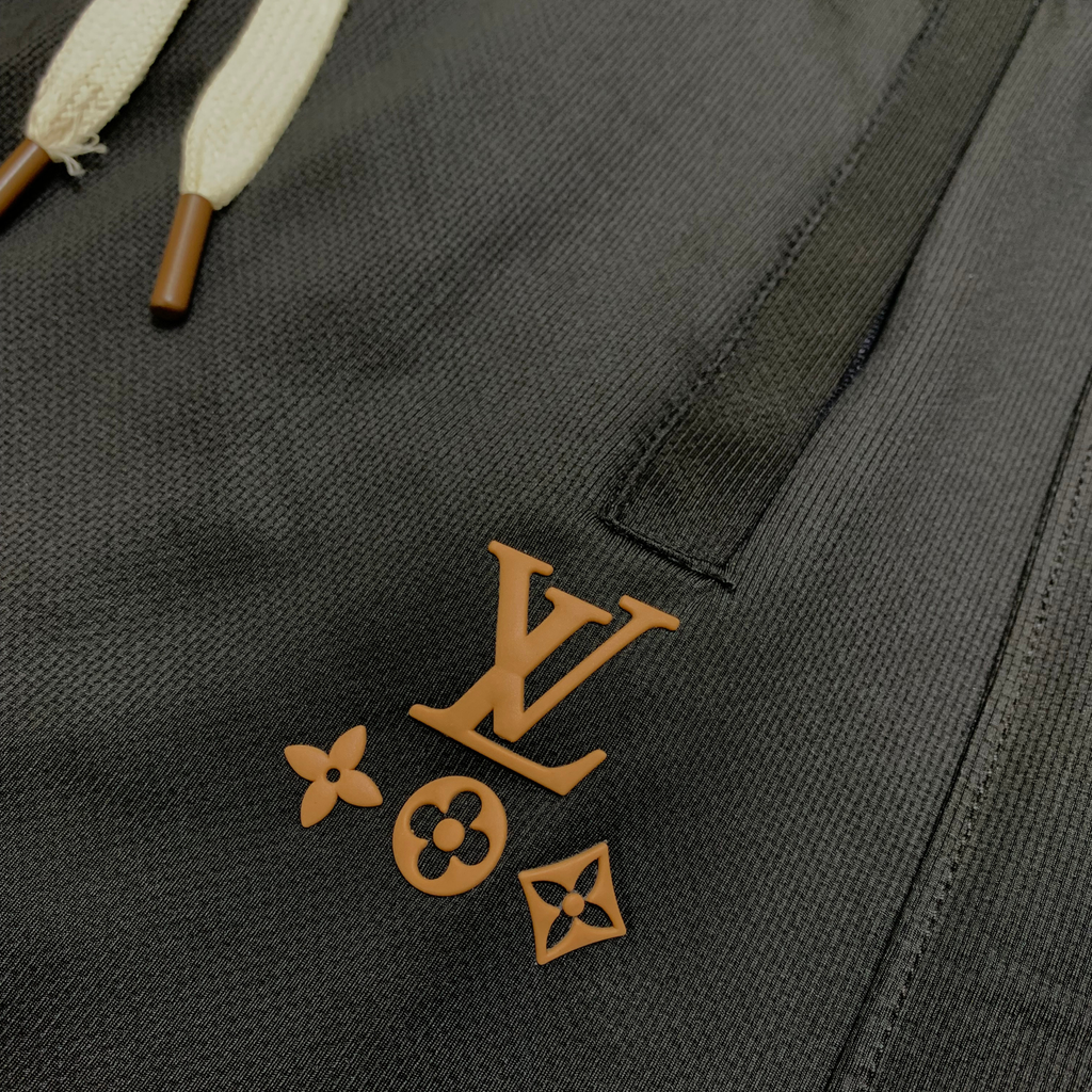 LV Imported Texture Lycra Trouser with Back Pocket