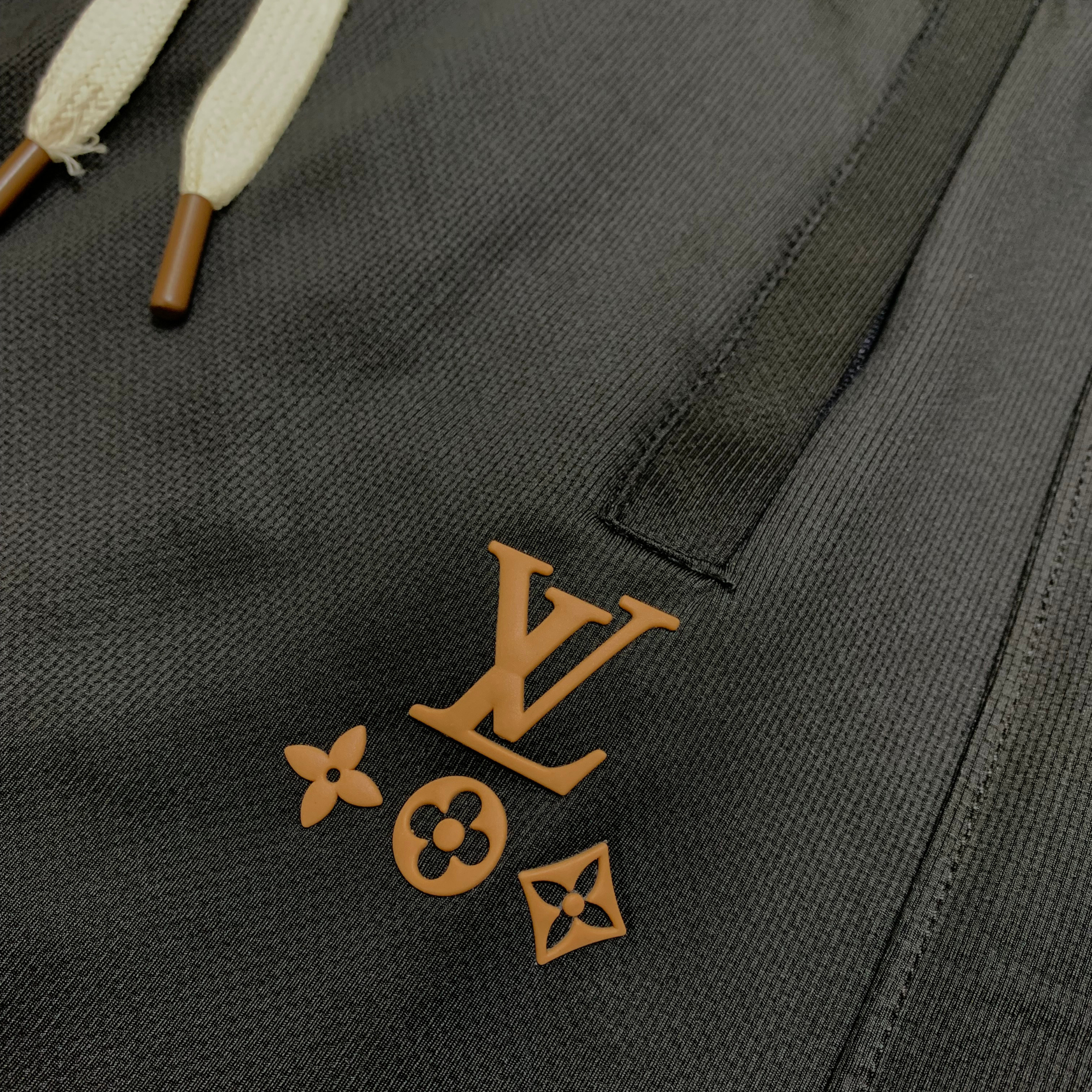 LV Imported Texture Lycra Trouser with Back Pocket