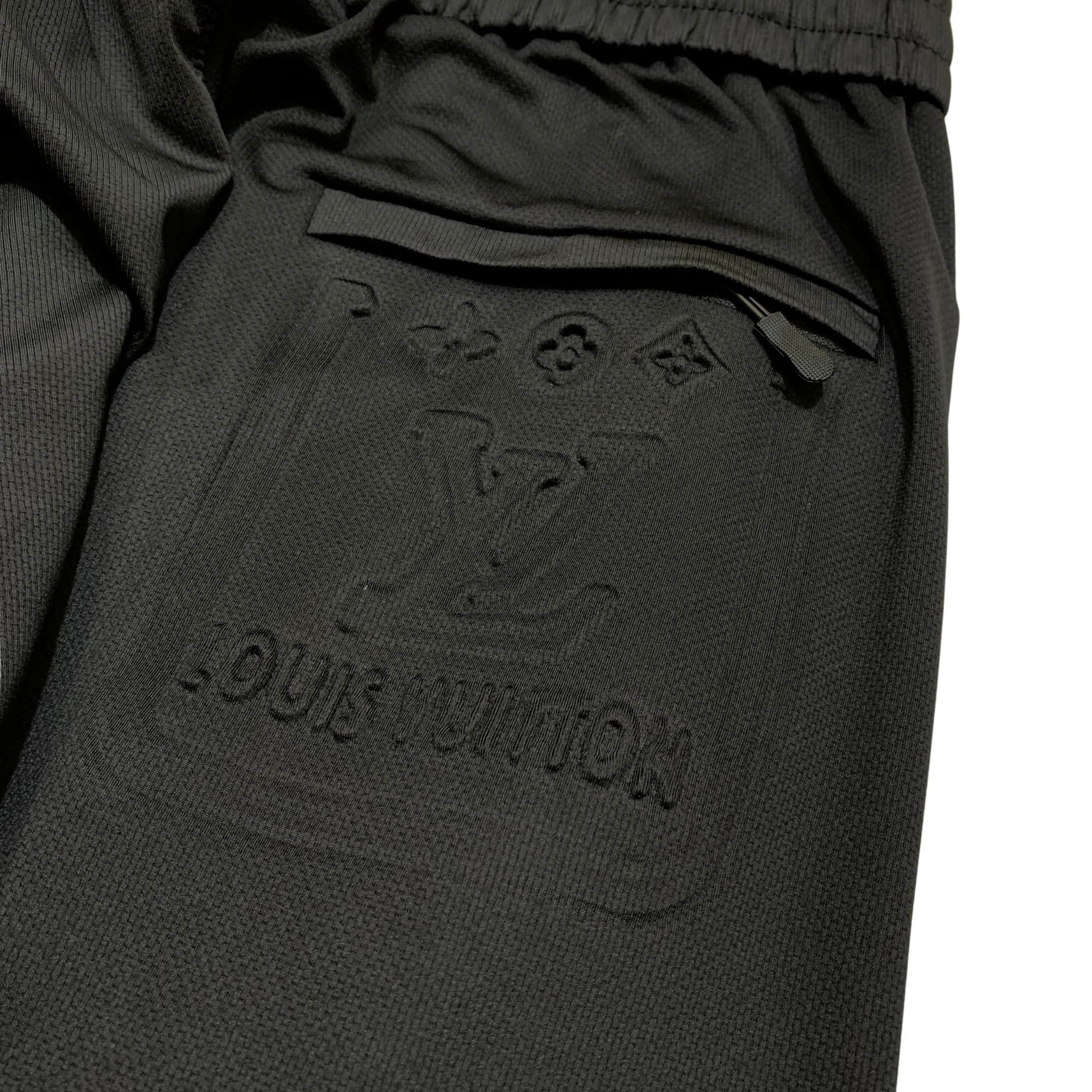 LV Imported Texture Lycra Trouser with Back Pocket
