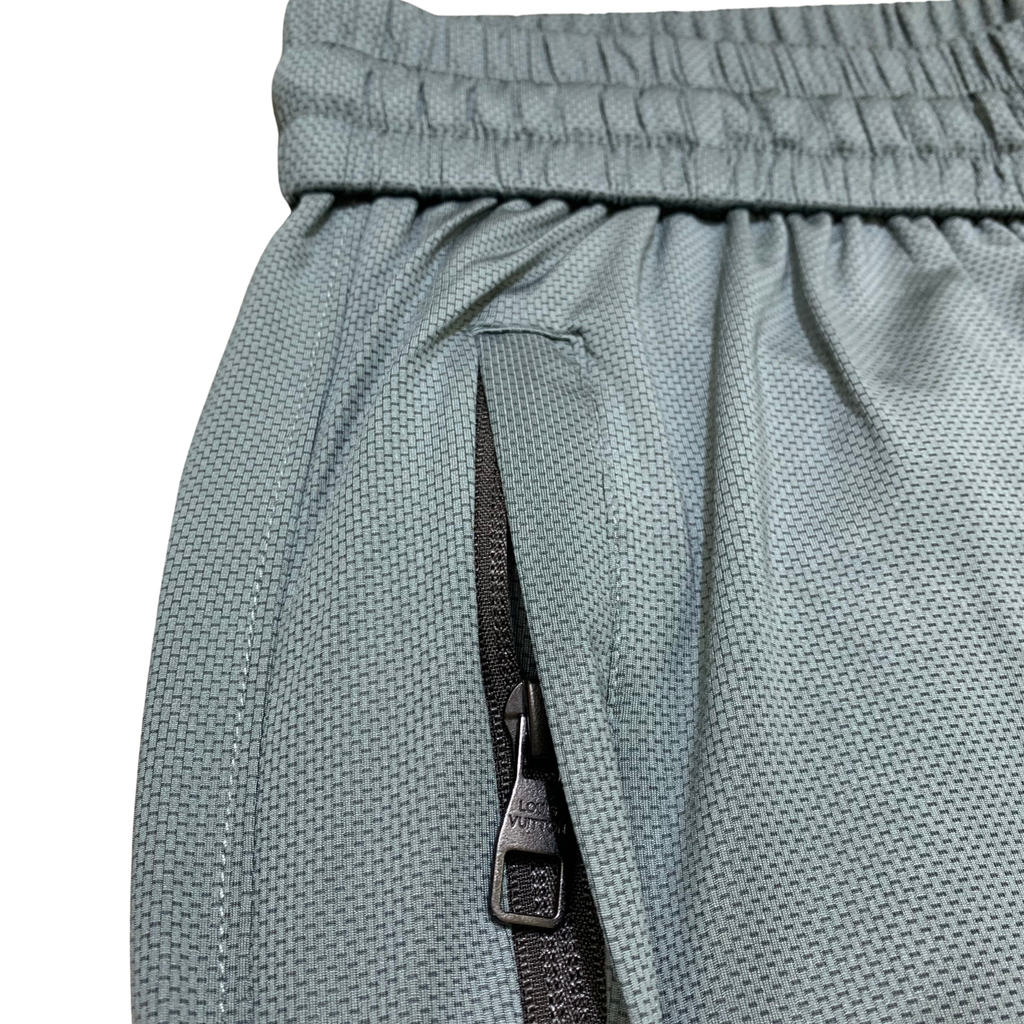 LV Imported Texture Lycra Trouser with Back Pocket